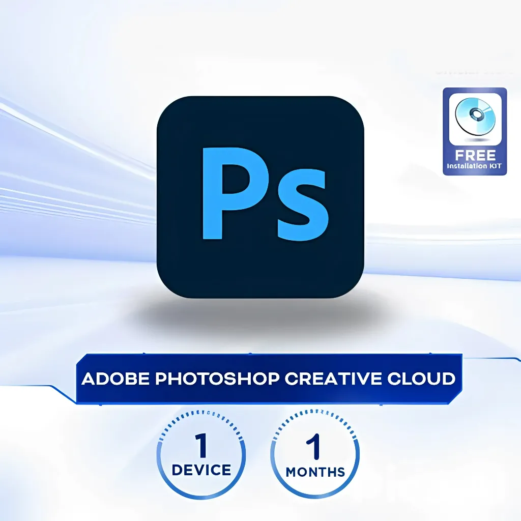Adobe Photoshop Creative Cloud – 100GB Cloud Storage (1 Device / 1 Month) – Email Delivery