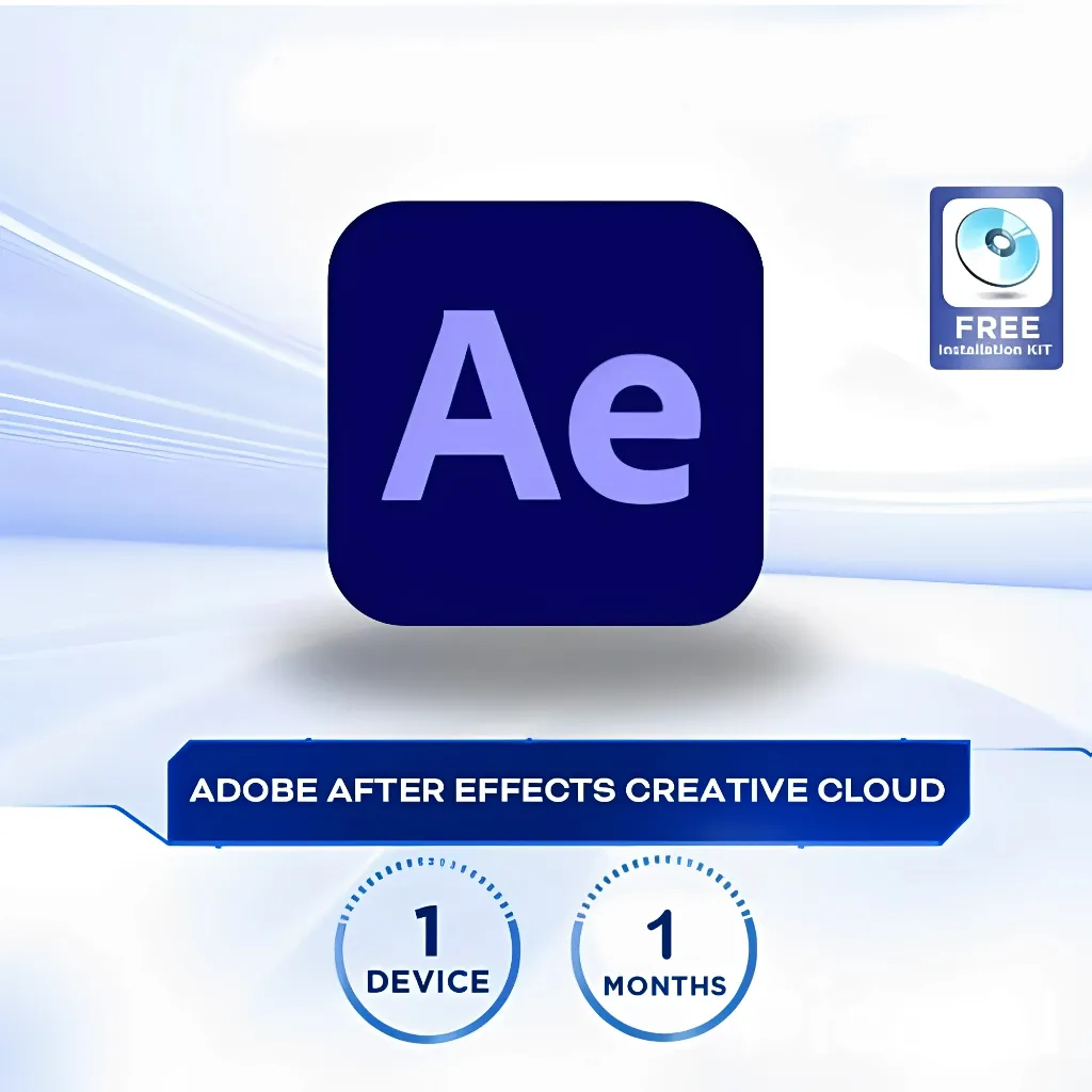 Adobe After Effects Creative Cloud – 100GB Cloud Storage (1 Device / 1 Month) – Email Delivery