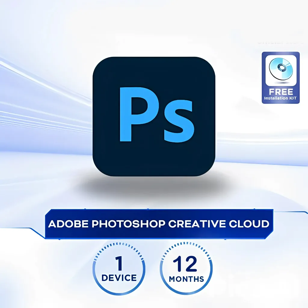 Adobe Photoshop Creative Cloud – 100GB Cloud Storage (1 Device / 12 Month) – Email Delivery — NexoKey Maroc