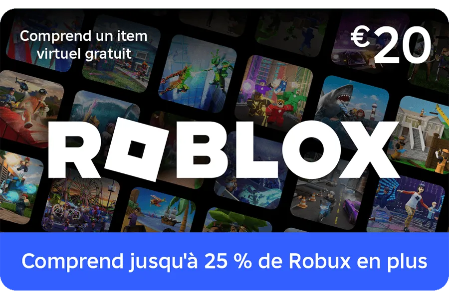Carte Roblox 20 euros