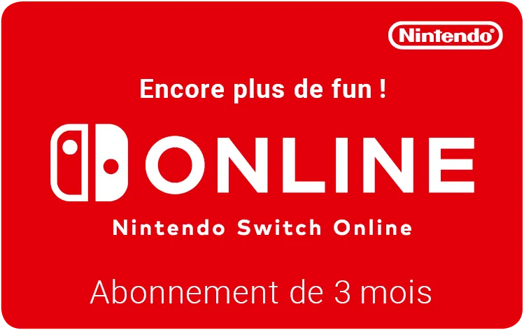 Nintendo Switch Online 3 mois