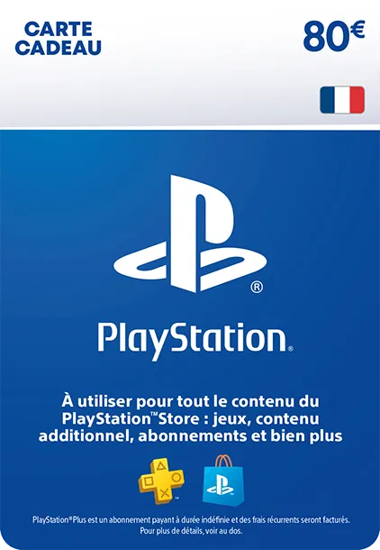 Carte PlayStation 80 €