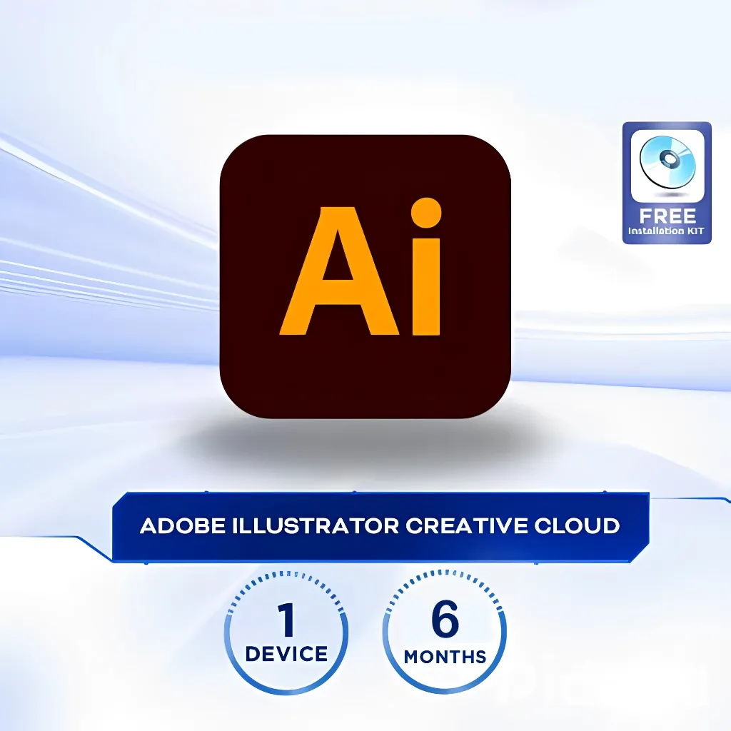 Adobe Illustrator Creative Cloud – 100GB Cloud Storage (1 Device / 6 Month) – Email Delivery — NexoKey Maroc