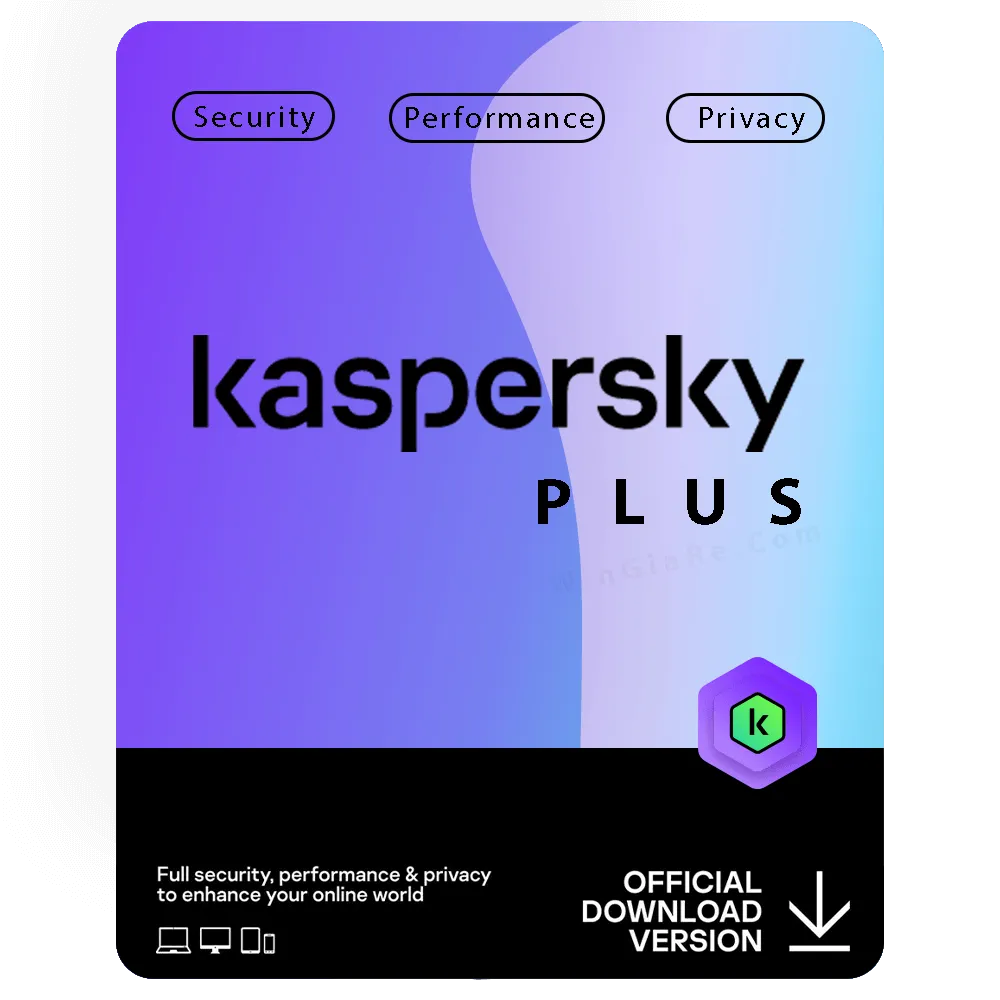 Kaspersky Plus 1 Device 1 Year Windows/Mac/Android/iOS (Email Delivery)