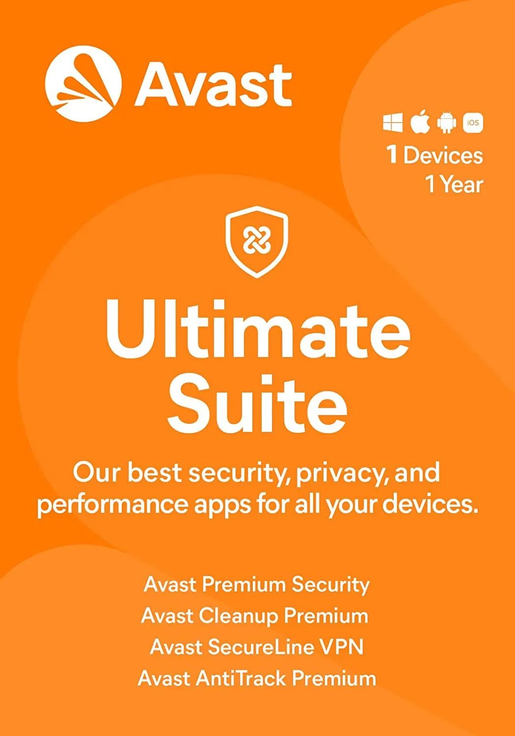 Avast Ultimate Suite 1 Device 1 Year Windows/Mac/Android/iOS (Email Delivery) (Global Code)