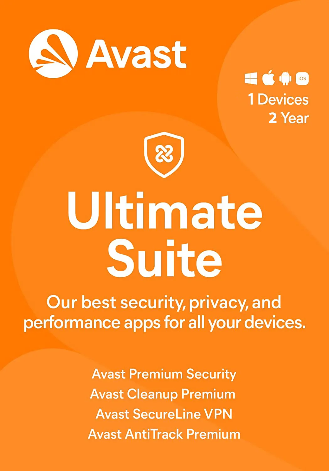 Avast Ultimate Suite 1 Device 2 Years Windows/Mac/Android/iOS (Email Delivery) (Global Code)