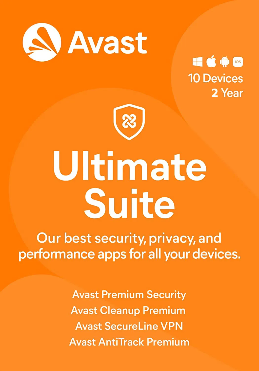 Avast Ultimate Suite 10 Devices 2 Years Windows/Mac/Android/iOS (Email Delivery) (Global Code) — NexoKey Maroc