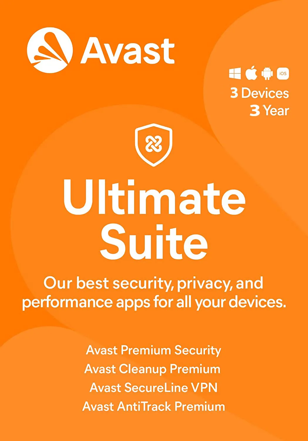 Avast Ultimate Suite 3 Devices 3 Years Windows/Mac/Android/iOS (Email Delivery) (Global Code) — NexoKey Maroc