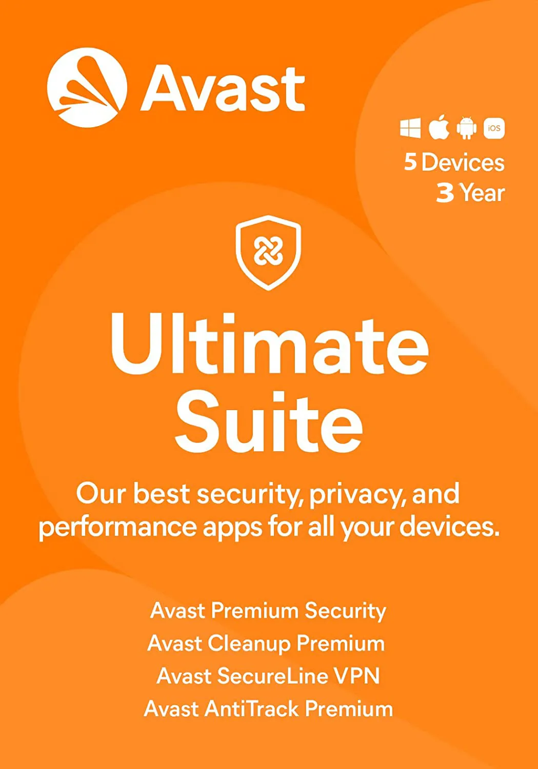 Avast Ultimate Suite 5 Devices 3 Years Windows/Mac/Android/iOS (Email Delivery) (Global Code) — NexoKey Maroc