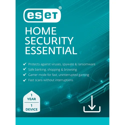 ESET Home Security Essential – 1 Device 1 Year Windows/Mac/Android/iOS (Email Delivery)