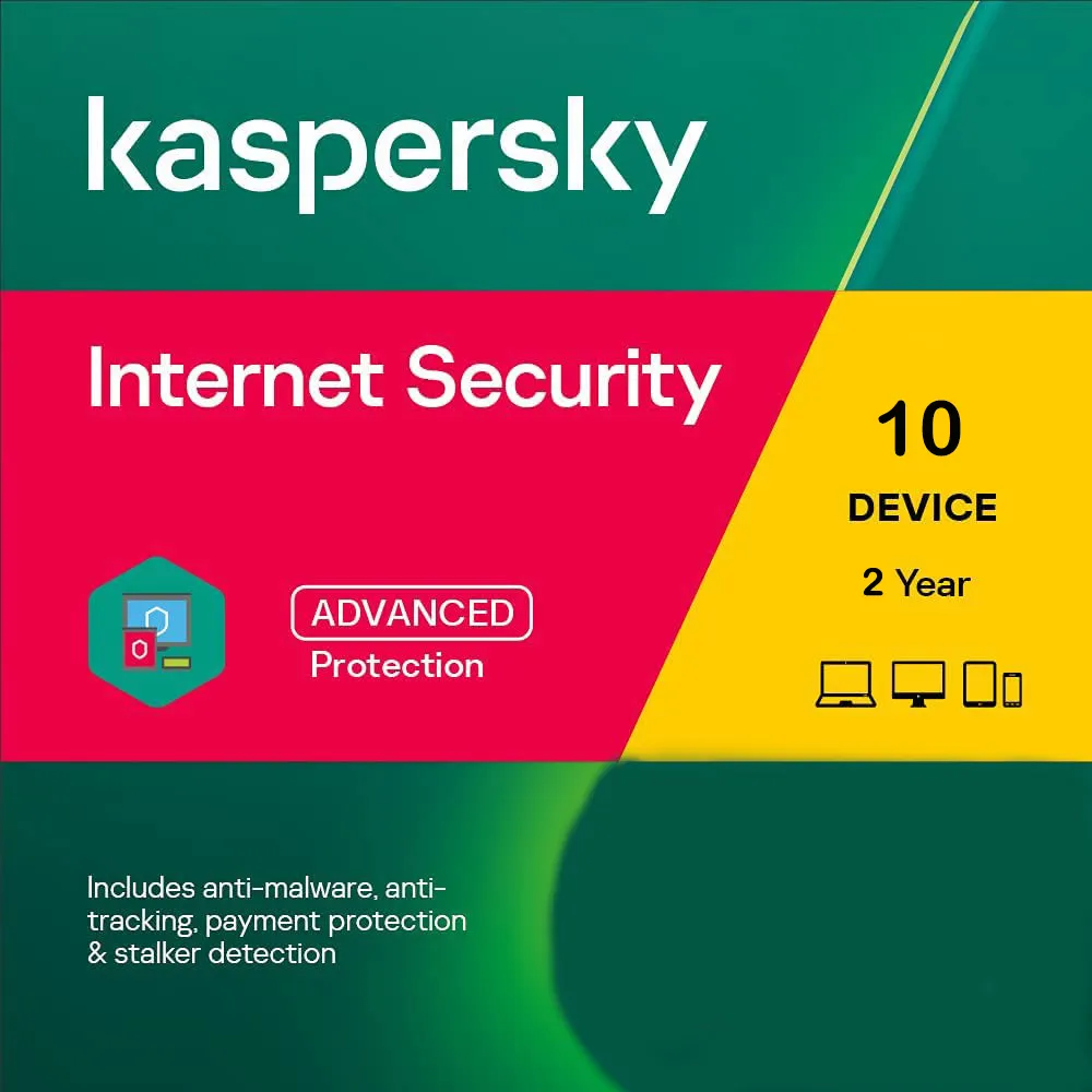 Kaspersky Internet Security 10 Devices 2 Year Windows/Mac/Android/iOS (Email Delivery)
