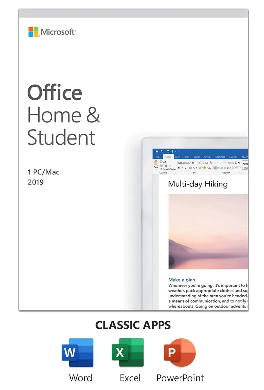 Microsoft Office 2019 Home and Student For Mac – Lifetime Validity – (Email Delivery) (Global Code)