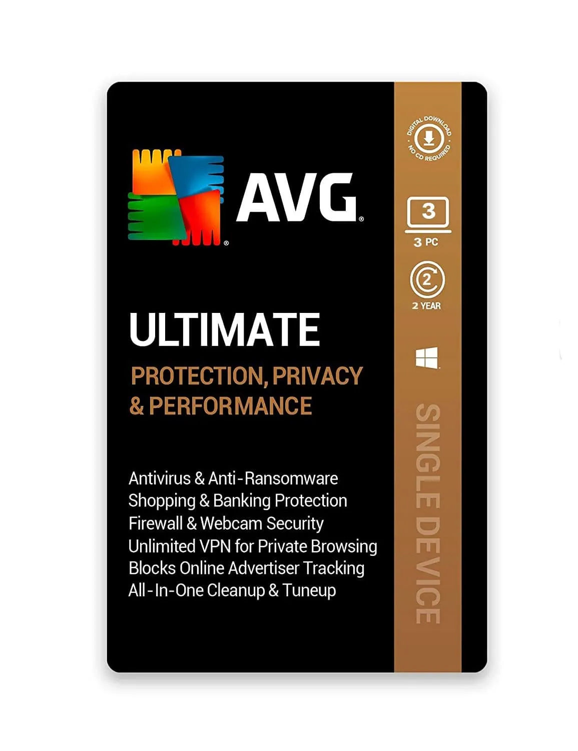 AVG Ultimate Multi-Device 3 Devices 2 Year (Email Delivery) (Global Code) — NexoKey Maroc