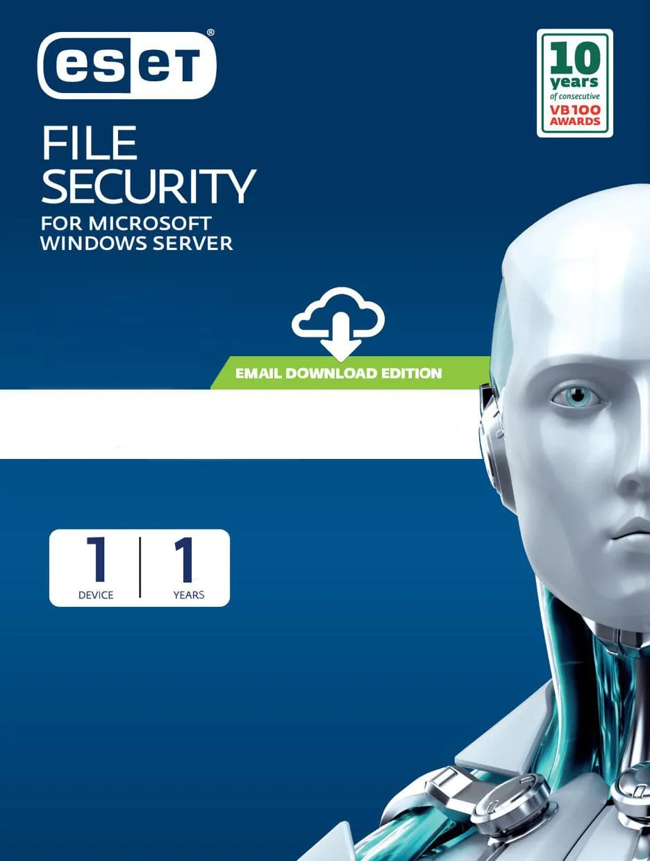 ESET File Security For Microsoft Windows Server 1 Device 1 Year (Email Delivery) (Global Code)