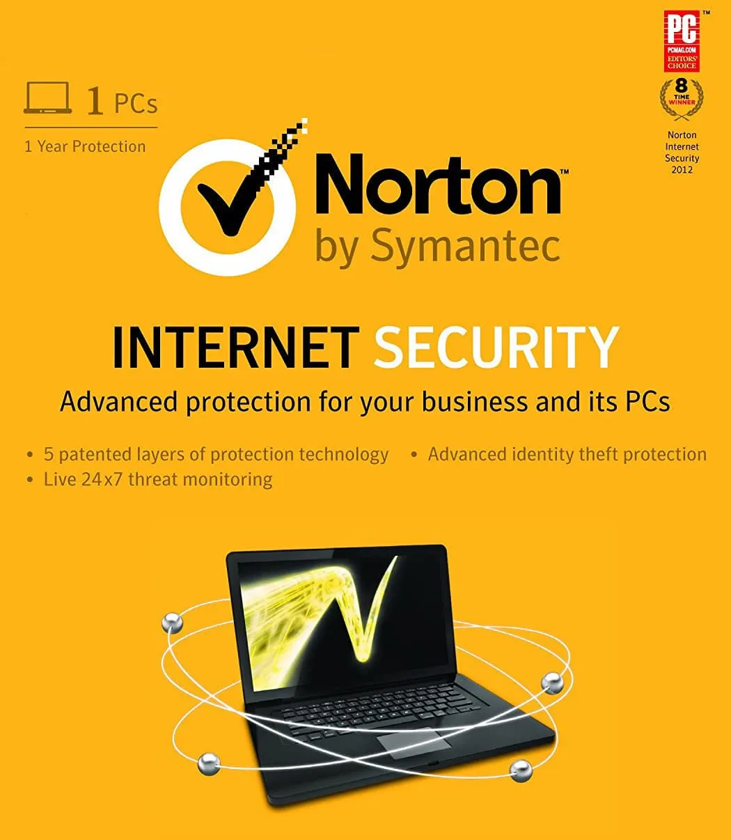 Norton Internet Security 1 Device 1 Year Windows/Mac/Android/iOS (Email Delivery) (Global Code)
