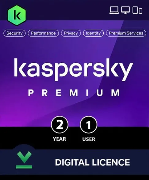 Kaspersky Premium 1 Device 2 Year Windows/Mac/Android/iOS (Email Delivery) — NexoKey Maroc